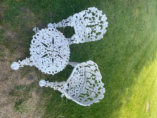 Antique iron garden furniture - antique,