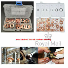 UK ! Auto Engine Oil Drain Flat Gaskets Copper Washer Bolt Seal Ring 1/4"-5/8"