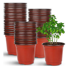 100-200X Garden Plastic Plant Flower Pot Nursery Seedlings Growing Pot Container