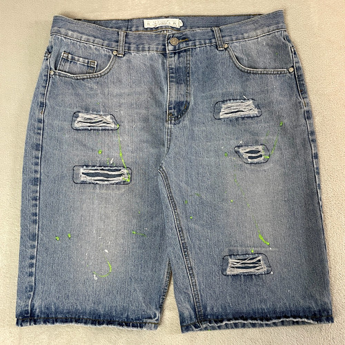 Akademiks jeanius jean shorts - jean,