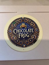 Harry Potter Chocolate Frog Tin Sign rare