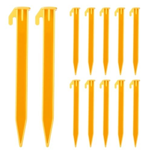 12pcs plastic tent stakes - 12pcs,