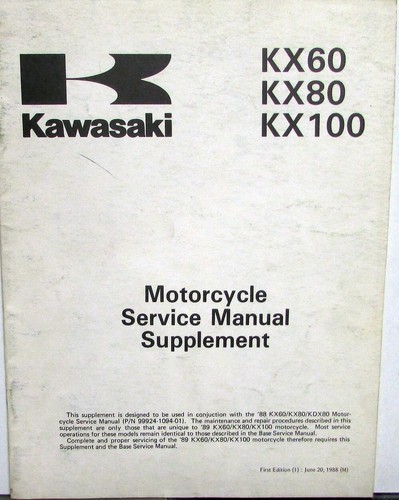 1988 kawasaki kx60 - kawasaki,