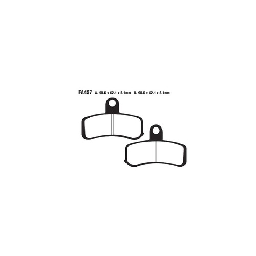 Pair pads ebc - of, v