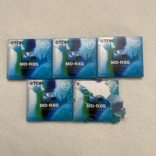 New sealed minidiscs tdk - sealed,