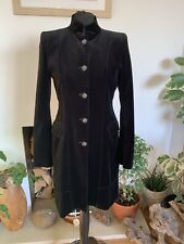 Stunning Zara Black Velvet Jacket Coat Size Small - Smart Wedding Work Blazer