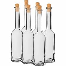 Small GLASS Bottles Set of 6 x