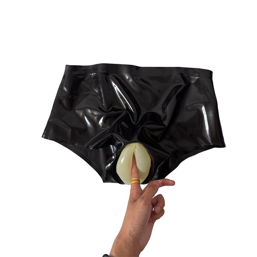 Latex gummi brief vagina - gummi,