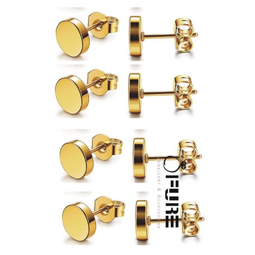 Pair women men silver gold - silver,