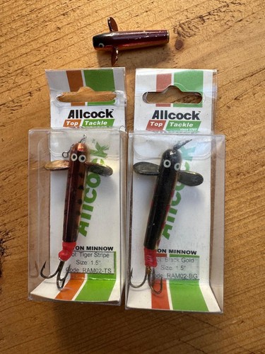 Three lures allcock top - top, tackle