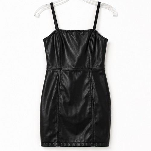 Divided faux leather mini - leather,