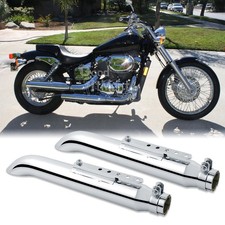 2Pcs Motorcycle Exhaust Pipe