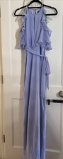 Lilac/cornflower blue  Maxi Dress - Size 10