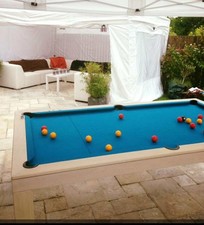 Michael Allen Outdoor Pool Table / Dining table (needs new cloth)