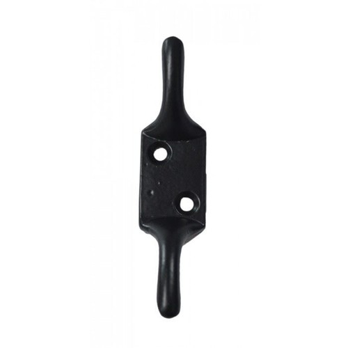 Black powder coated cast iron - black,