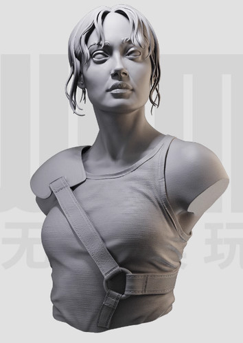 Unassembled unpainted 10 - unpainted, 1/10