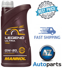 Mannol Legend Ultra 0W20 Fully Synthetic Engine Oil ILSAC GF-6A Dexos1 Gen2 1L