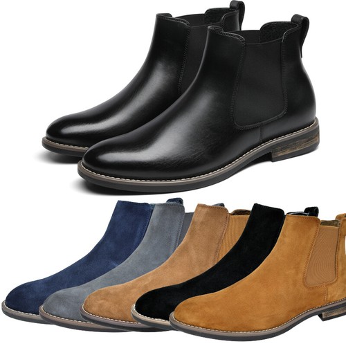 Men suede leather - men, chelsea