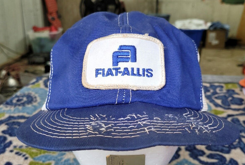 Vintage fiat allis patch mesh - vintage,