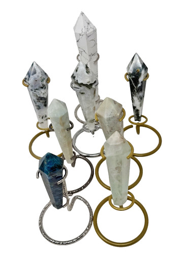 Lot crystal wands - lot,
