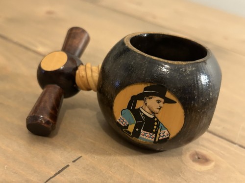 Vintage wooden nutcracker - vintage,