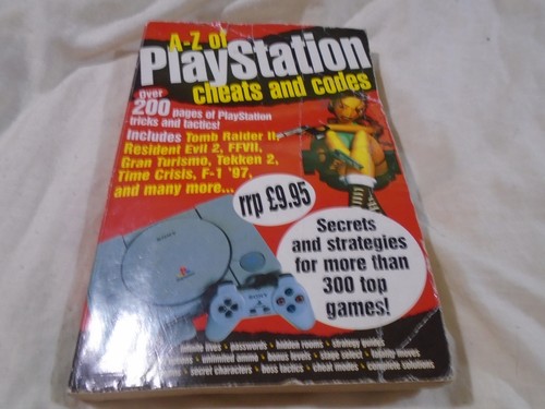 Ps1 cheat guide book - ps1,