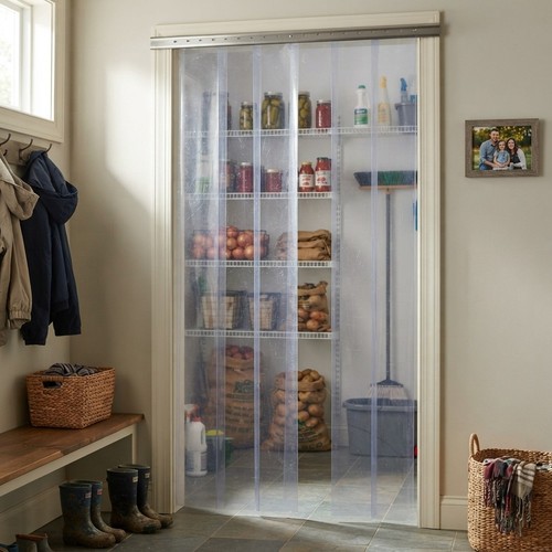 Clear pvc strip - curtain, 1m