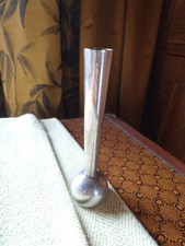 Art Deco Weighted Silver plate Bud Vase - Small Dent