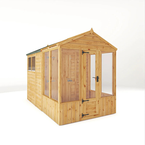 Combi greenhouse shed - x,