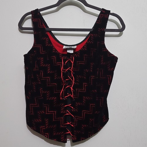Vtg 90s black - 90s, black/red