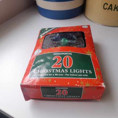 Vintage christmas fairy lights - vintage,