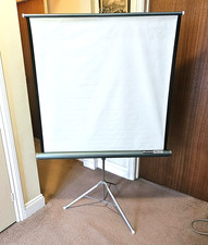 VINTAGE DIXONS ATLANTIC PROJECTOR SCREEN/TRIPOD(ALL IN ONE). VERY GOOD CONDITION