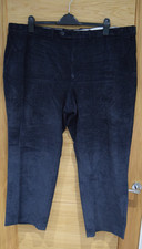 MARKS & SPENCER  CORDUROY  STRAIGHT LEG TROUSERS  44"  WAIST short fit       R9