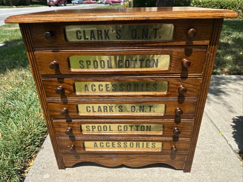 Replica oak spool cabinet - oak, by
