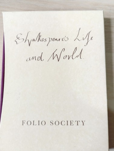 Shakespeare life and - life,
