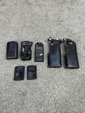 Ex Police Radio Pouch Job Lot x5 Battery Pouch x2 Security Tv / Film Prop