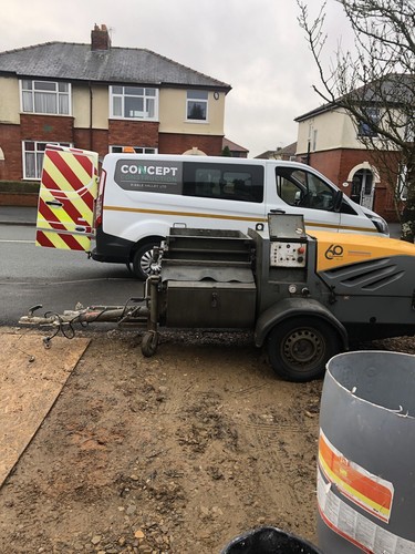 Liquid screed pump for hire - liquid,