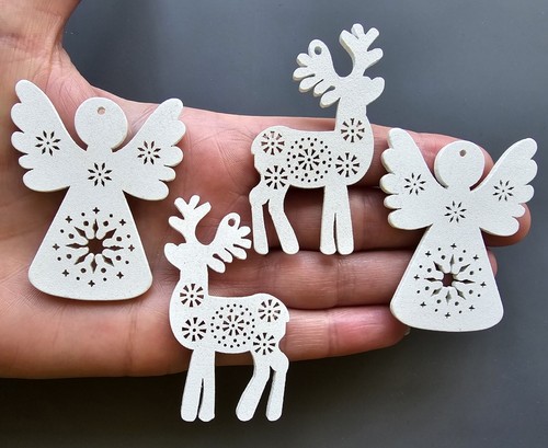 Wooden craft pendant - craft,