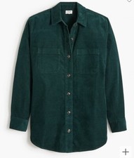 NWT J.Crew sz M Green Corduroy