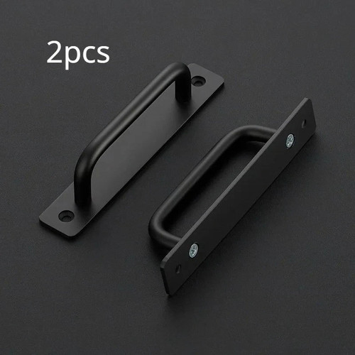 2pcs black door pull - door, handles