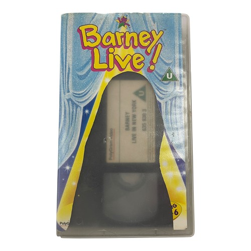 Barney live vhs 1994 polygram - barney,