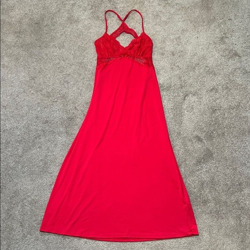 Intimates red lace open - red,