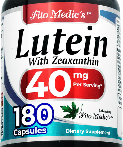 Lab lutein 180 capsules 40 - lutein, |180