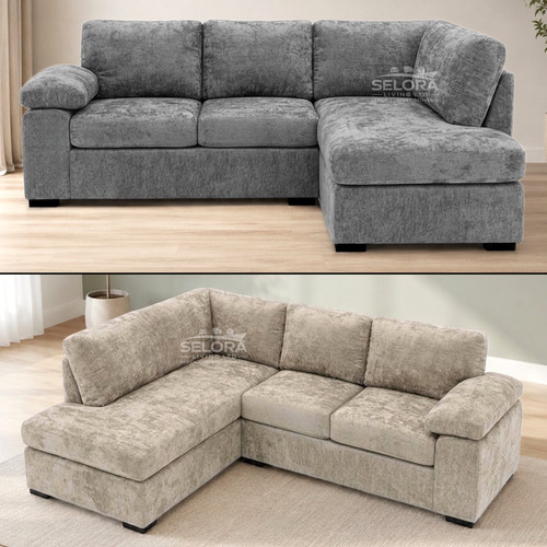 Amalfi corner sofa grey - sofa,
