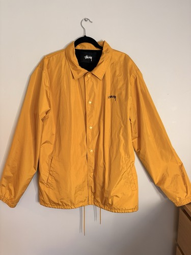 Stüssy yellow coach jacket - stüssy,