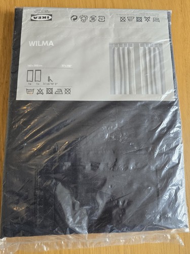 Ikea wilma black cotton blend - wilma,