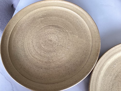 Two large studio pottery - large,