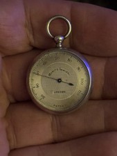 Antique Silver Thermometer