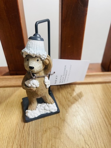 Next resin bertie bear shower - bertie,