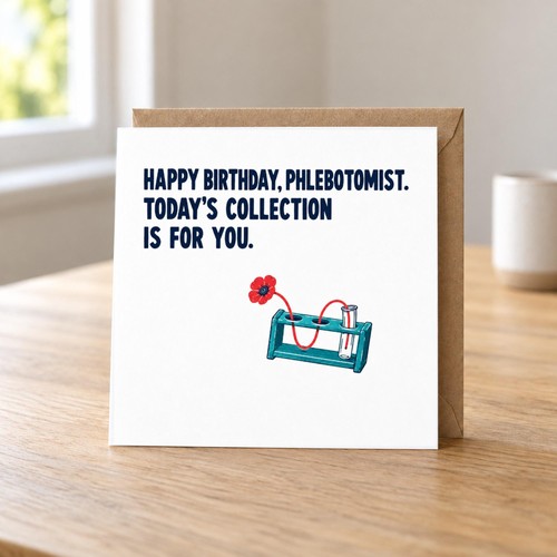Funny phlebotomist birthday - funny,